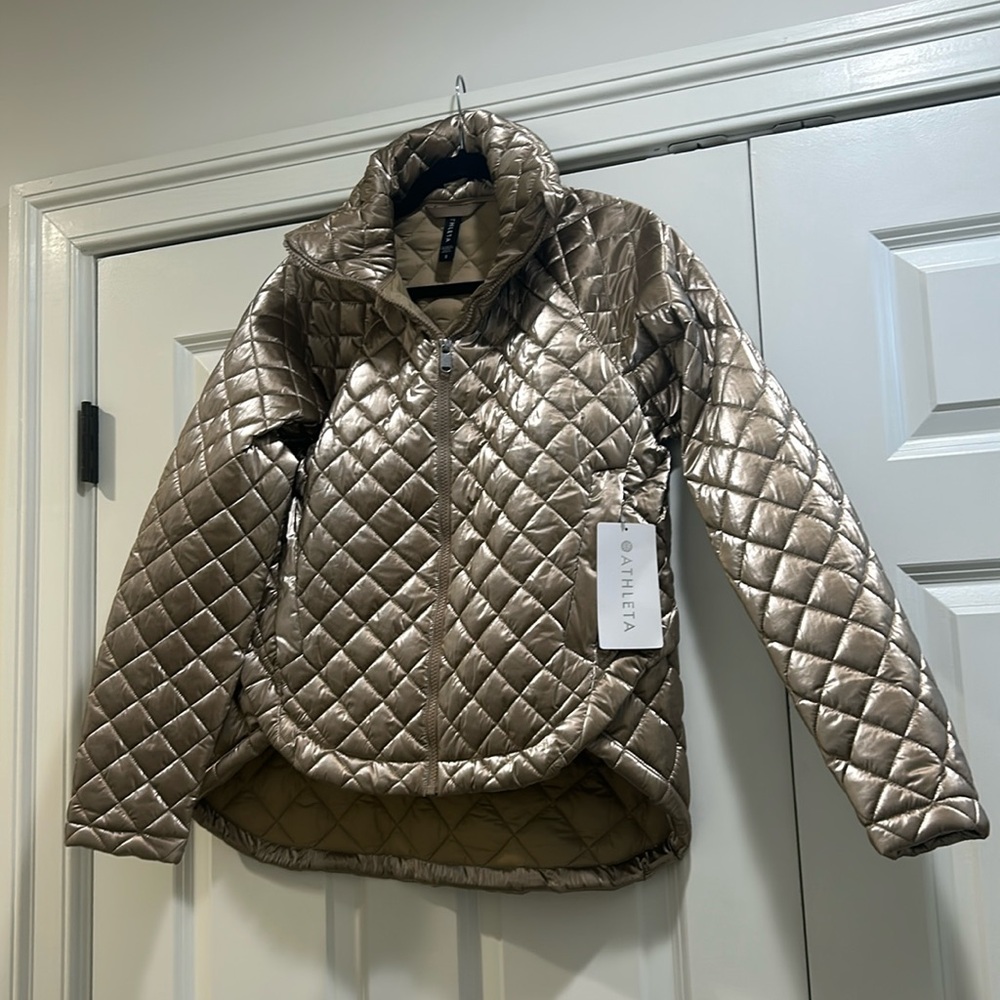 Athleta metallic jacket